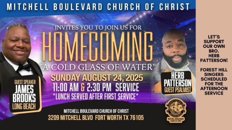Mitchell Boulevard Church of Christ Homecoming 2025